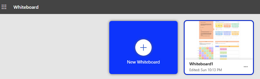 Cloud Open WhiteBoard Tile