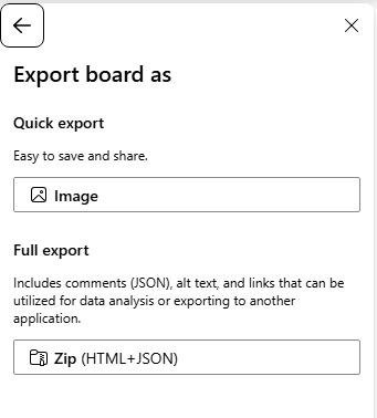 Cloud Export Options